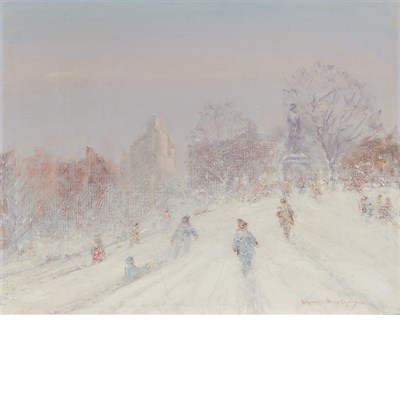 Lot 120 - Johann Berthelsen American, 1883-1972 Pilgrim...