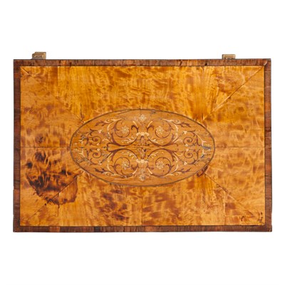 Lot 132 - George III Style Satinwood, Marquetry and...