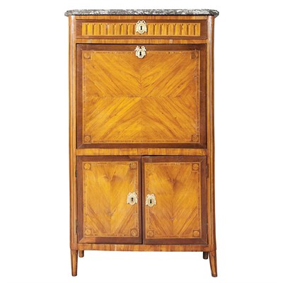 Lot 289 - Louis XVI Style Parquetry Inlaid Kingwood...