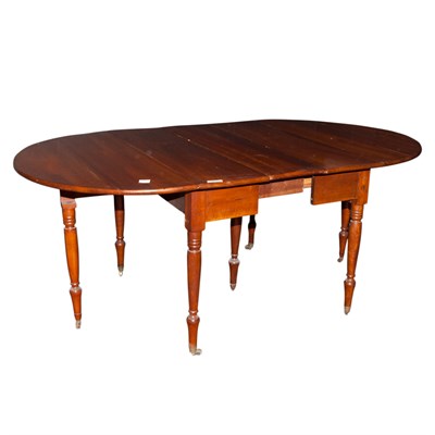 Lot 388 - French Cherrywood Drop Leaf Dining Table 19th...