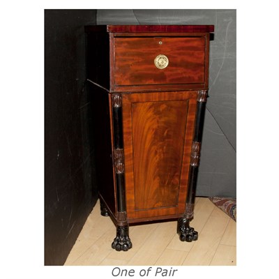 Lot 119 - Pair of Regency Mahogany Dining Room Pedestals...
