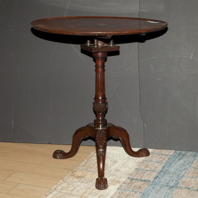 Lot 204 - Georgian Style Mahogany Tilt-Top Table Height...