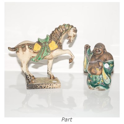 Lot 94 - Group of Eleven Chinese Pottery and Porcelain...