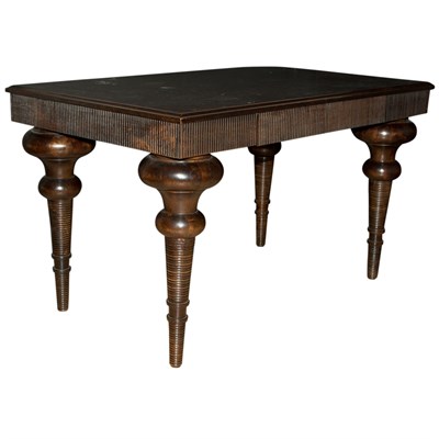 Lot 469 - 20th Century Design Stained Wood Desk Height...