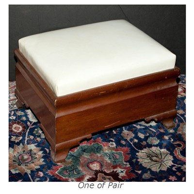 Lot 137 - Pair of Mahogany Stained Stools Length 21 1/2...