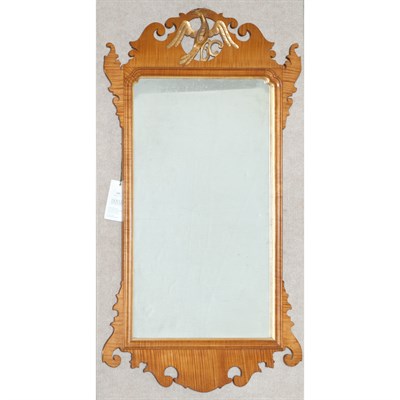Lot 153 - Chippendale Style Maple Mirror Height 41...