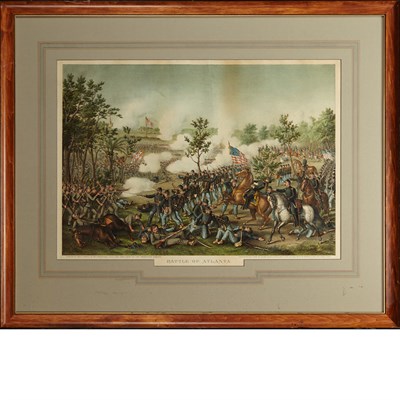 Lot 65 - Kurz & Allison, publishers BATTLE OF ATLANTA...