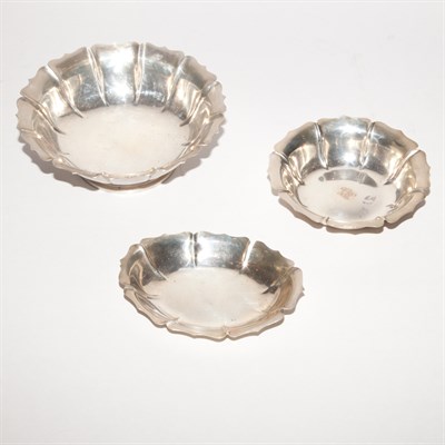 Lot 346 - Group of Three American Sterling Silver Bowls...