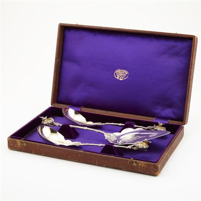 Lot 363 - Boxed Set of Gorham Aesthetic Movement...