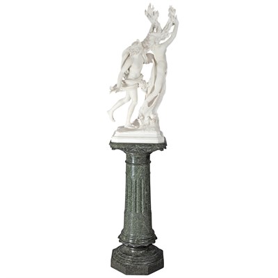 Lot 355 - Marble Group of Daphne and Apollo After...