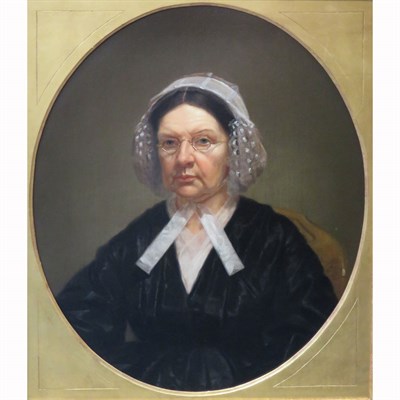 Lot 3 - American School 19th Century Portrait of an...