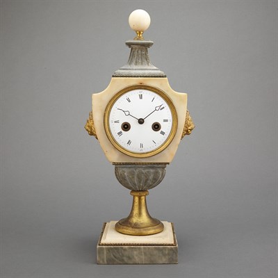 Lot 364 - Empire Gilt-Bronze and Marble Bracket Clock...