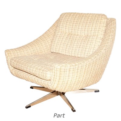 Lot 129 - Set of Four Upholstered Chairs John Stuart,...