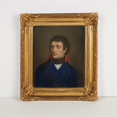 Lot 56 - French School Late 18th Century Portrait of...