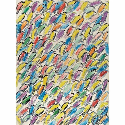 Lot 74 - Hunt Slonem American, b. 1951 Finches, 2002...