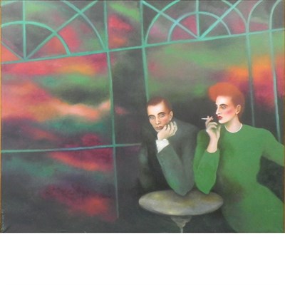 Lot 52 - Joanna Zjawinska Polish, 20th Century Seated...