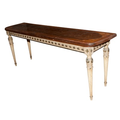 Lot 159 - Louis XVI Style Painted Console Height 32...
