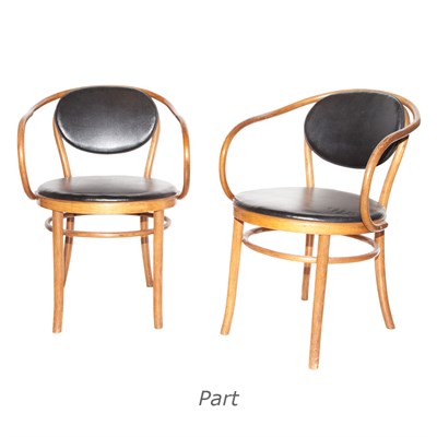 Lot 195 - Set of Six Thonet Bentwood Armchairs