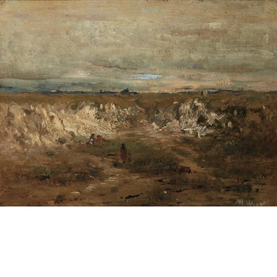 Lot 66 - Alexander Helwig Wyant American, 1836-1892...