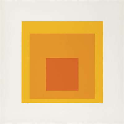 Lot 2 - Josef Albers EK-IE (D. 203.5) Color...