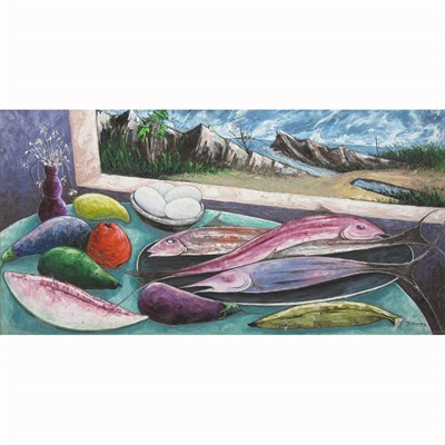 Lot 38 - Jacques Enguerrand Gourgue Haitian, 1930-1996...