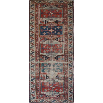 Lot 578 - Kazak Runner Southwest Caucasus, late 19th...