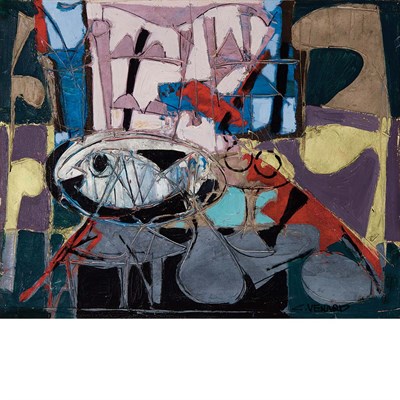 Lot 14 - Claude Venard French, 1913-1999 Le Soeurs...