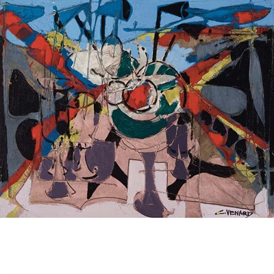 Lot 15 - Claude Venard French, 1913-1999 Still Life...
