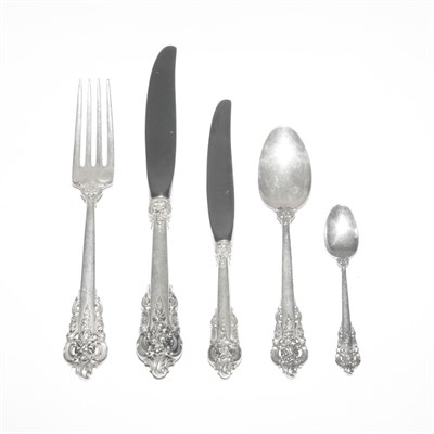 Lot 247 - Wallace Sterling Silver Flatware Service In...
