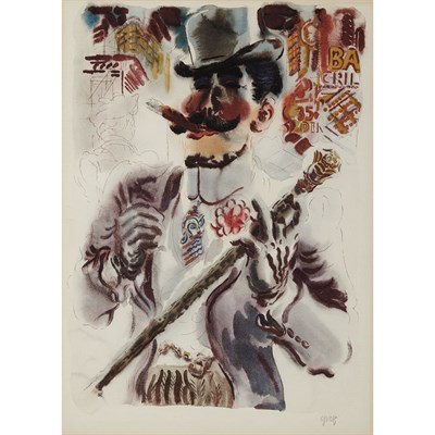 Lot 65 - George Grosz (1893-1959) BAGDAD-ON-THE-SUBWAY...
