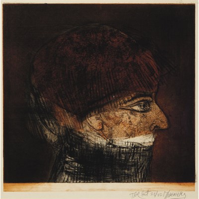 Lot 94 - Mauricio Lasansky (b.1914) THE POET Color...