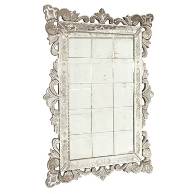 Lot 120 - Venetian Style Mirror Framed Mirror Height 54...