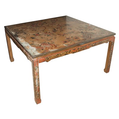Lot 82 - Chinese Painted Dining Table Height 29 1/2...