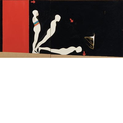 Lot 79 - Ernest Tino Trova American, 1927-2009 Falling...