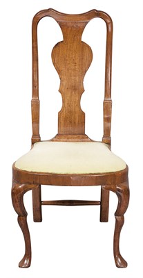 Lot 281 - George II Inlaid Walnut Side Chair Circa 1730,...