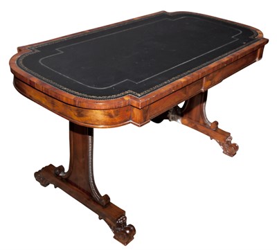Lot 562 - George IV Rosewood Library Table Second...