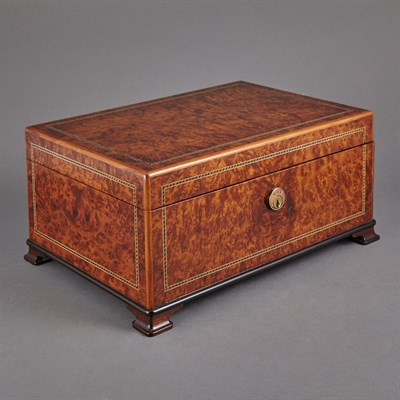 Lot 376 - Edwardian Benson & Hedges Inlaid Burlwood...