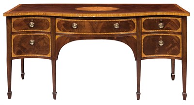 Lot 292 - George III Style Inlaid Mahogany Sideboard The...