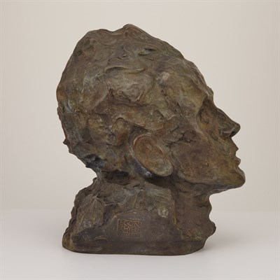 Lot 180 - Egon Schiele (1890-1918) SELBSTBILDNIS Bronze...