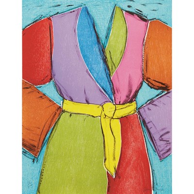Lot 54 - Jim Dine THE YELLOW BELT Color woodcut and...