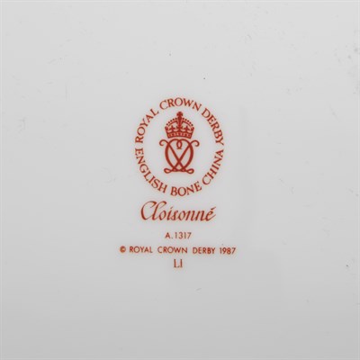 Lot 189 - Royal Crown Derby Porcelain Table Service In...