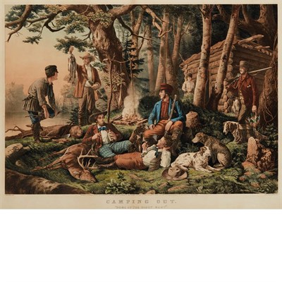 Lot 111 - Currier & Ives, publishers CAMPING OUT. "SOME...