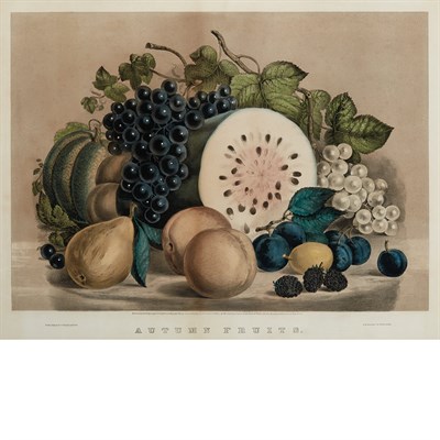 Lot 88 - Currier & Ives, publishers AUTUMN FRUITS;...