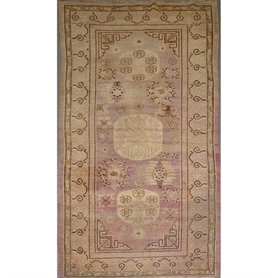 Lot 386 - Khotan Carpet East Turkestan, last quarter of...
