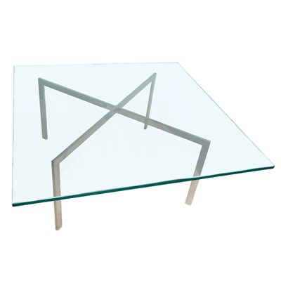 Lot 186 - Mies Van Der Rohe Barcelona Table Knoll Height...