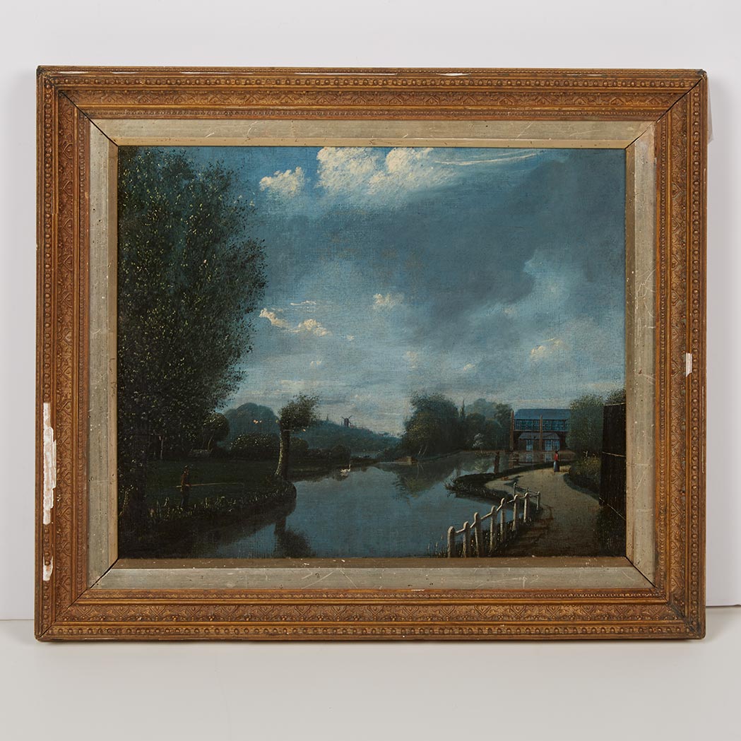 Lot 91 - W. Eldridge English, 19th Century An Angler...