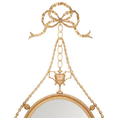 Lot 257 - Pair of George III Giltwood Pier Mirrors In...