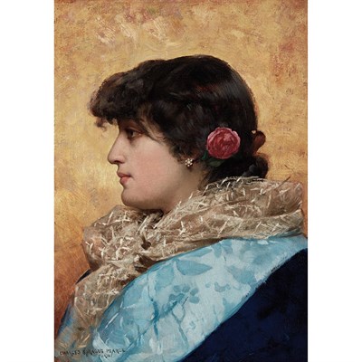 Lot 60 - Charles Sprague Pearce American, 1851-1914 The...