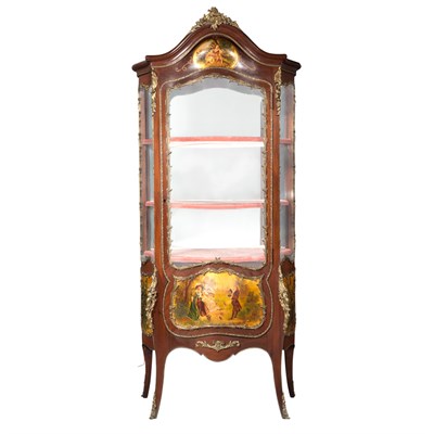 Lot 357 - Louis XV Style Gilt-Metal Mounted Mahogany...