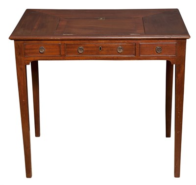 Lot 272 - George III Style Mahogany Reading Table Height...